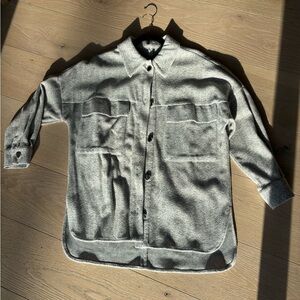 Zara Women’s Gray Shirt Jacket